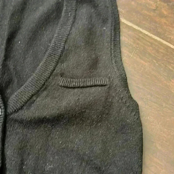 TALULA Babaton | Aritzia black cashmere blend vest with buttons - Picture 5 of 11